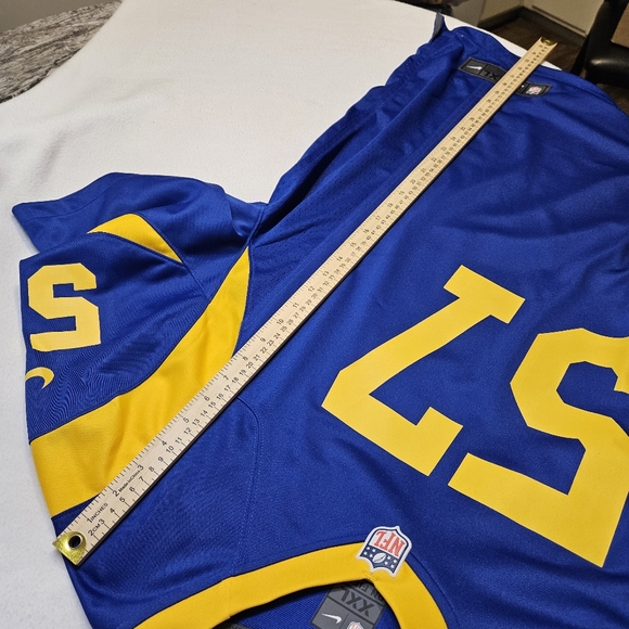Natrez Patrick Nike Game Jersey Los Angeles Rams NFL Linebacker Men's X… - Picture 6 of 14